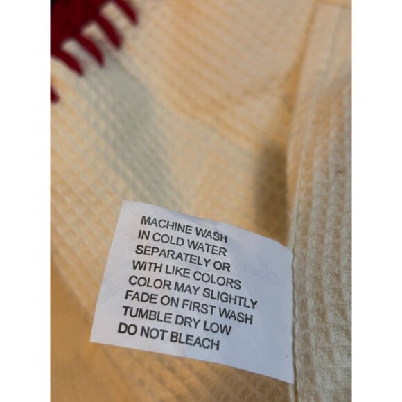 Laurie Korsgaden Rooster Kitchen Towel Waffle Weave & Crochet Top Loop 100% NWOT - Picture 6 of 6